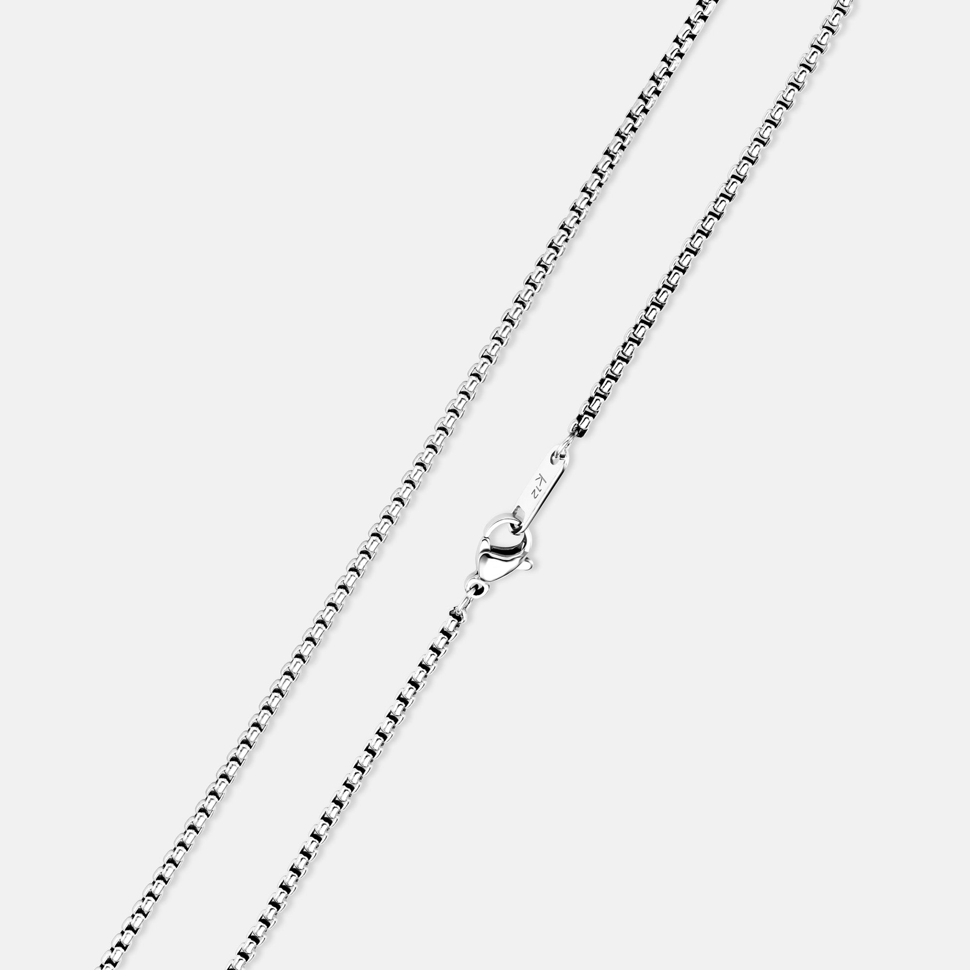 K12 - Silver Box Chain - 2MM