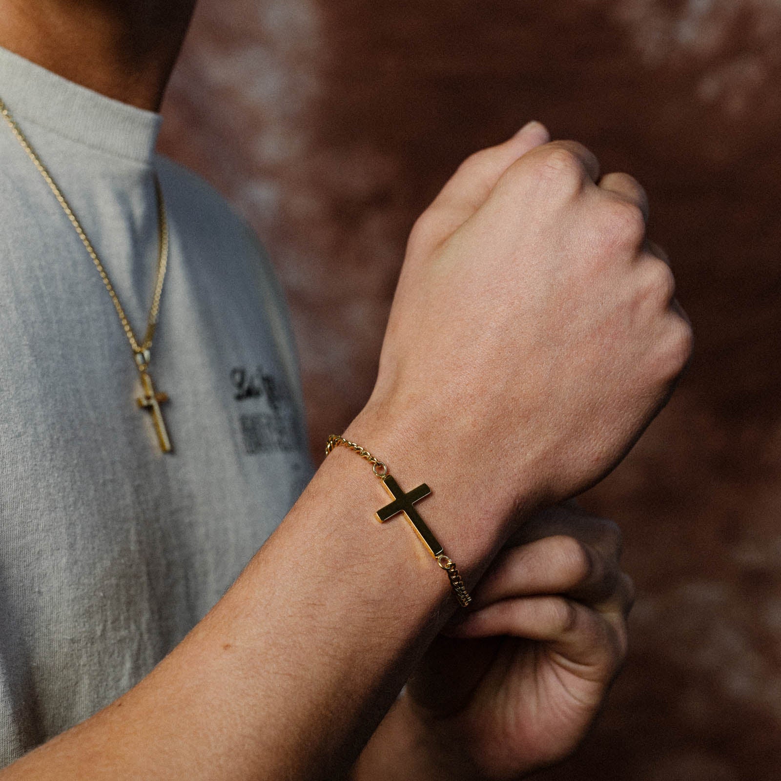 K12 - Gold Steel Vaith Cuban Bracelet