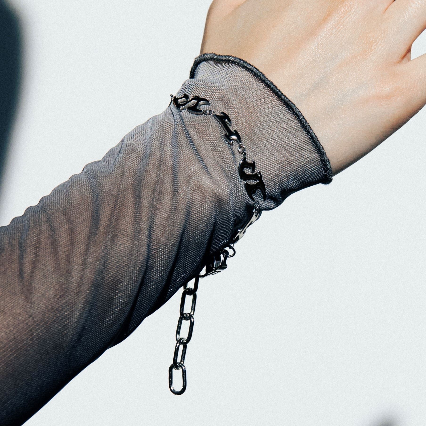 K12 - Silver Neo Tribal Bracelet - 9MM