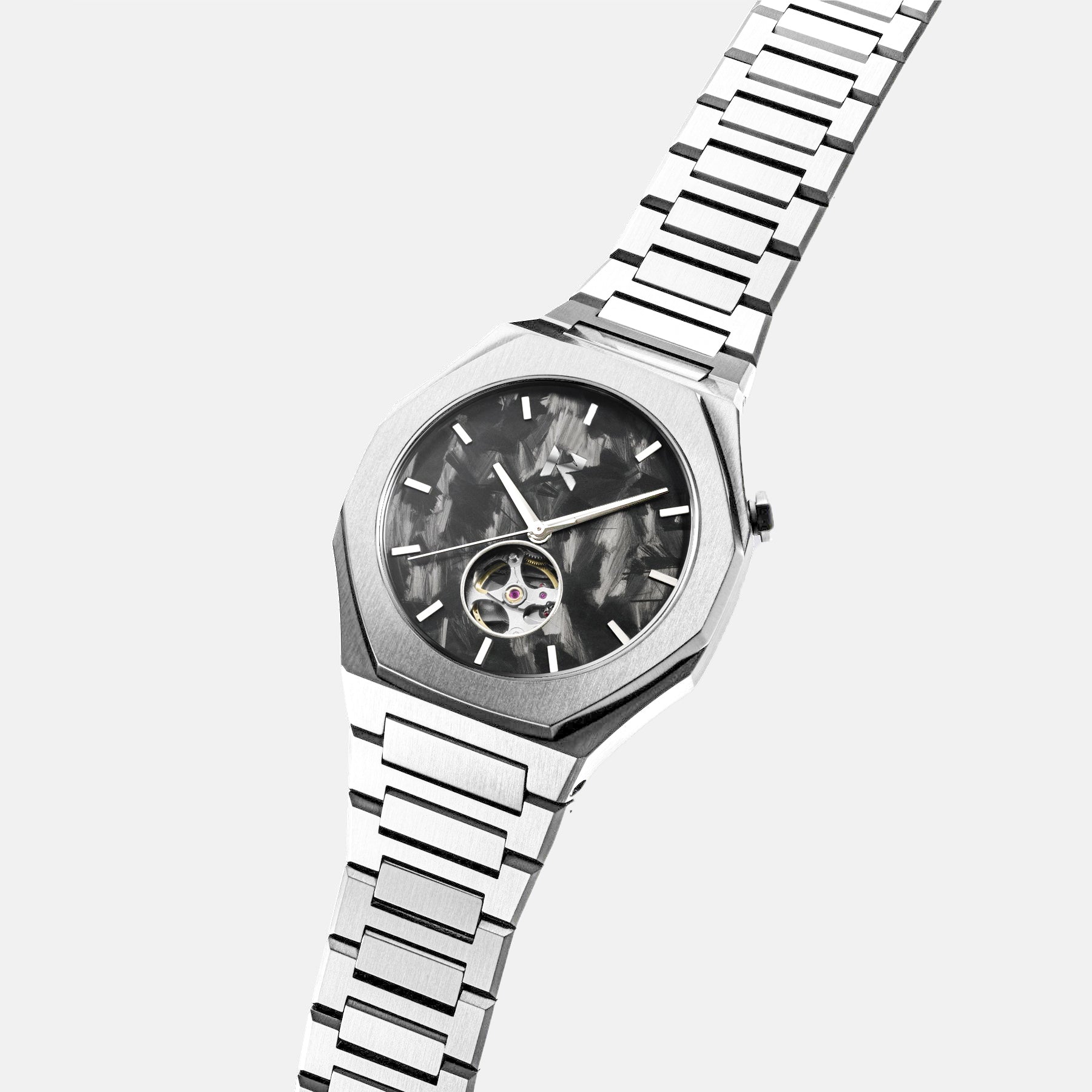 KOHLENSTOFF 12 - 884 - Silver Automatic