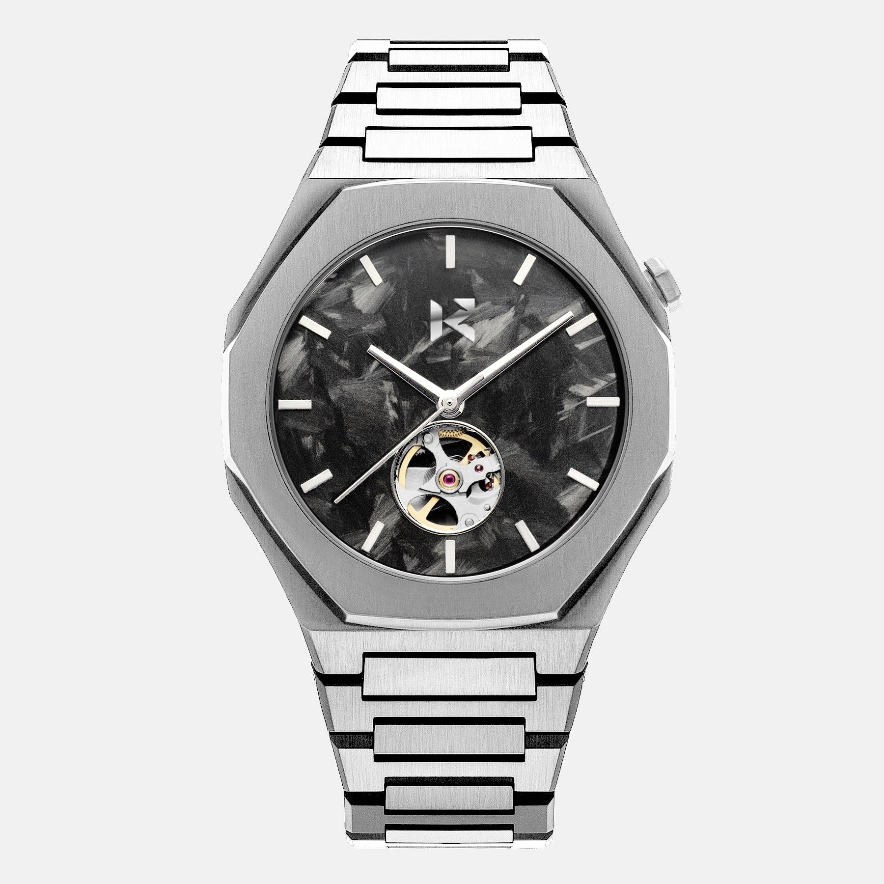 KOHLENSTOFF 12 - 884 - Silver Automatic