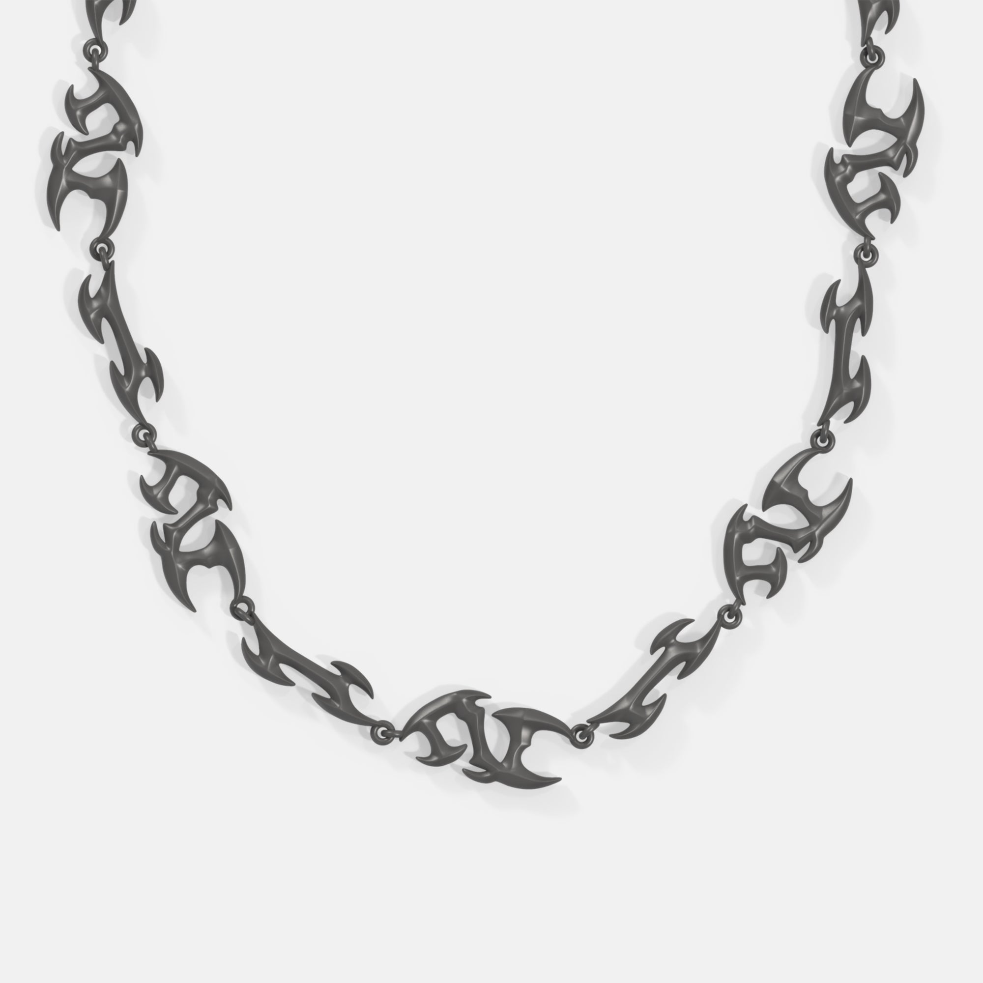 K12 - Black Neo Tribal Chain - 9MM