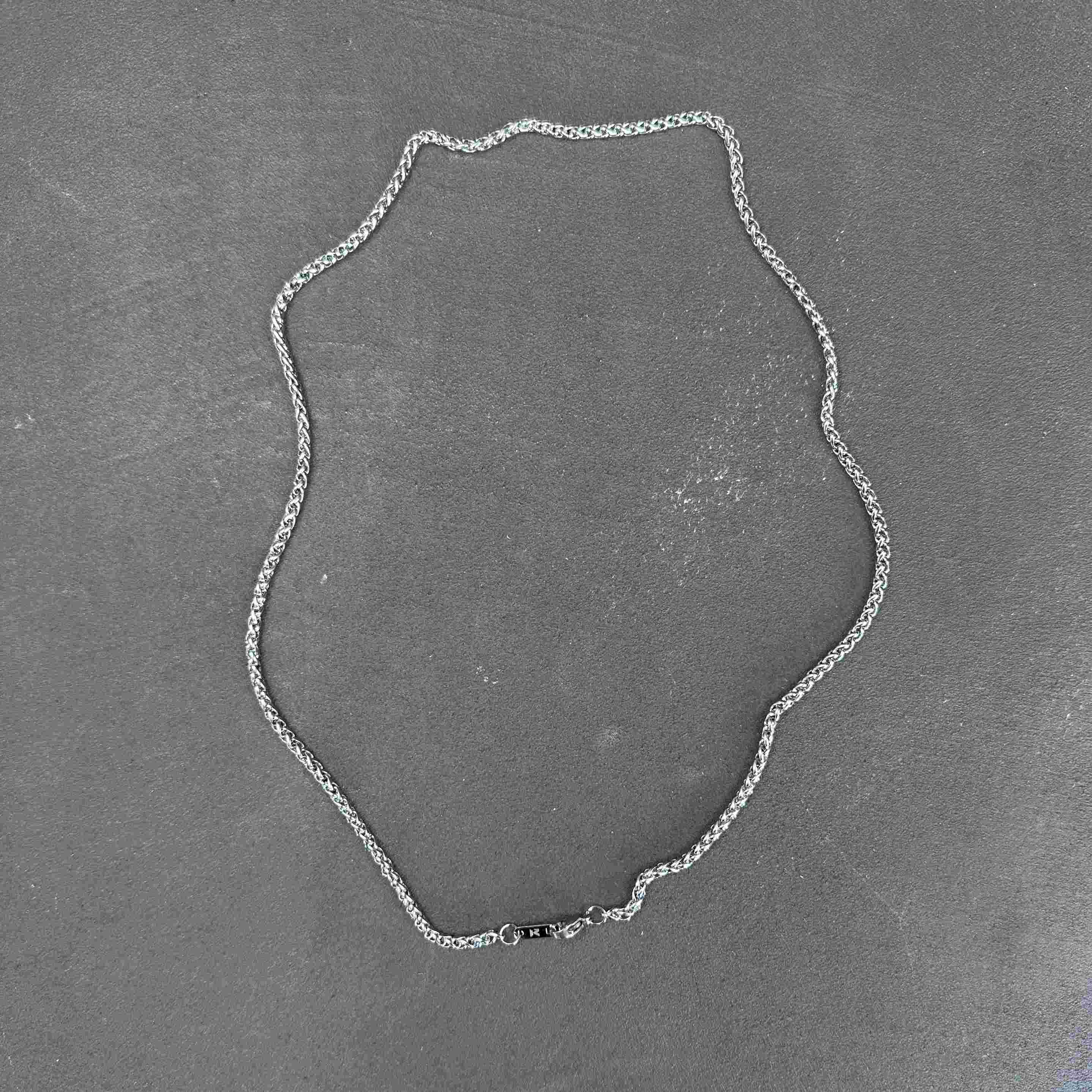 K12 - Silver Wheat Chain - 3MM