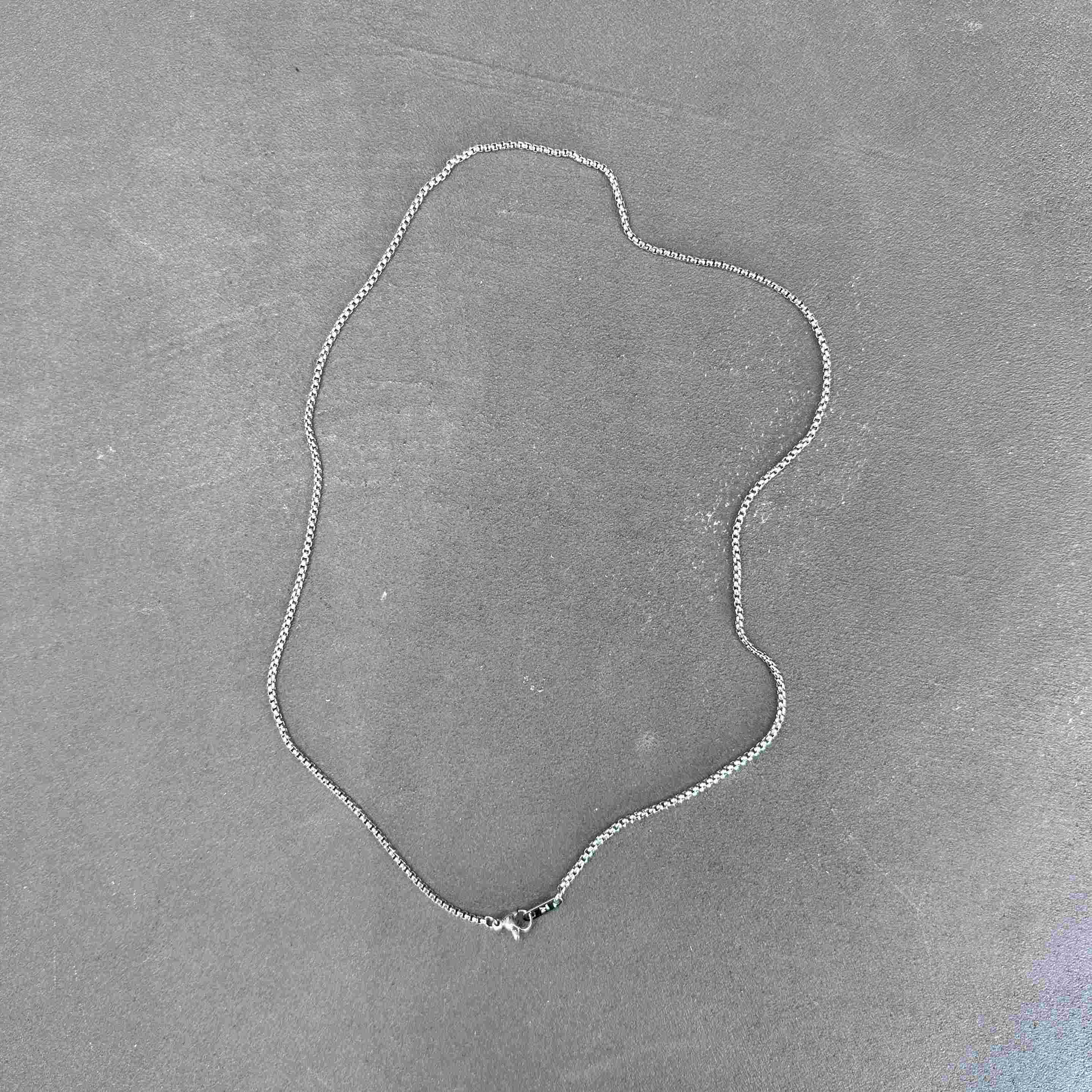 K12 - Silver Box Chain - 2MM