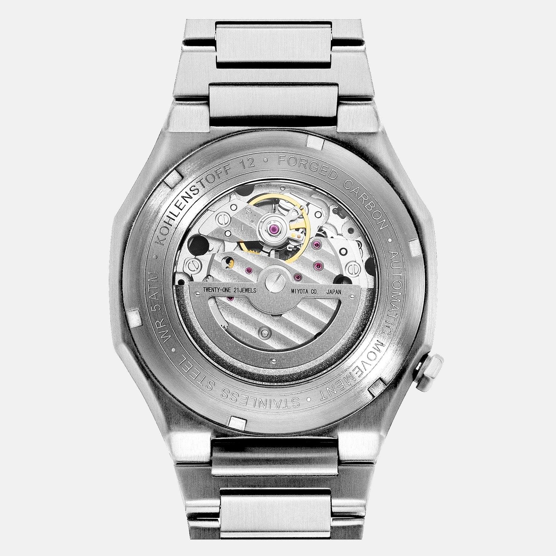 KOHLENSTOFF 12 - 884 - Silver Automatic