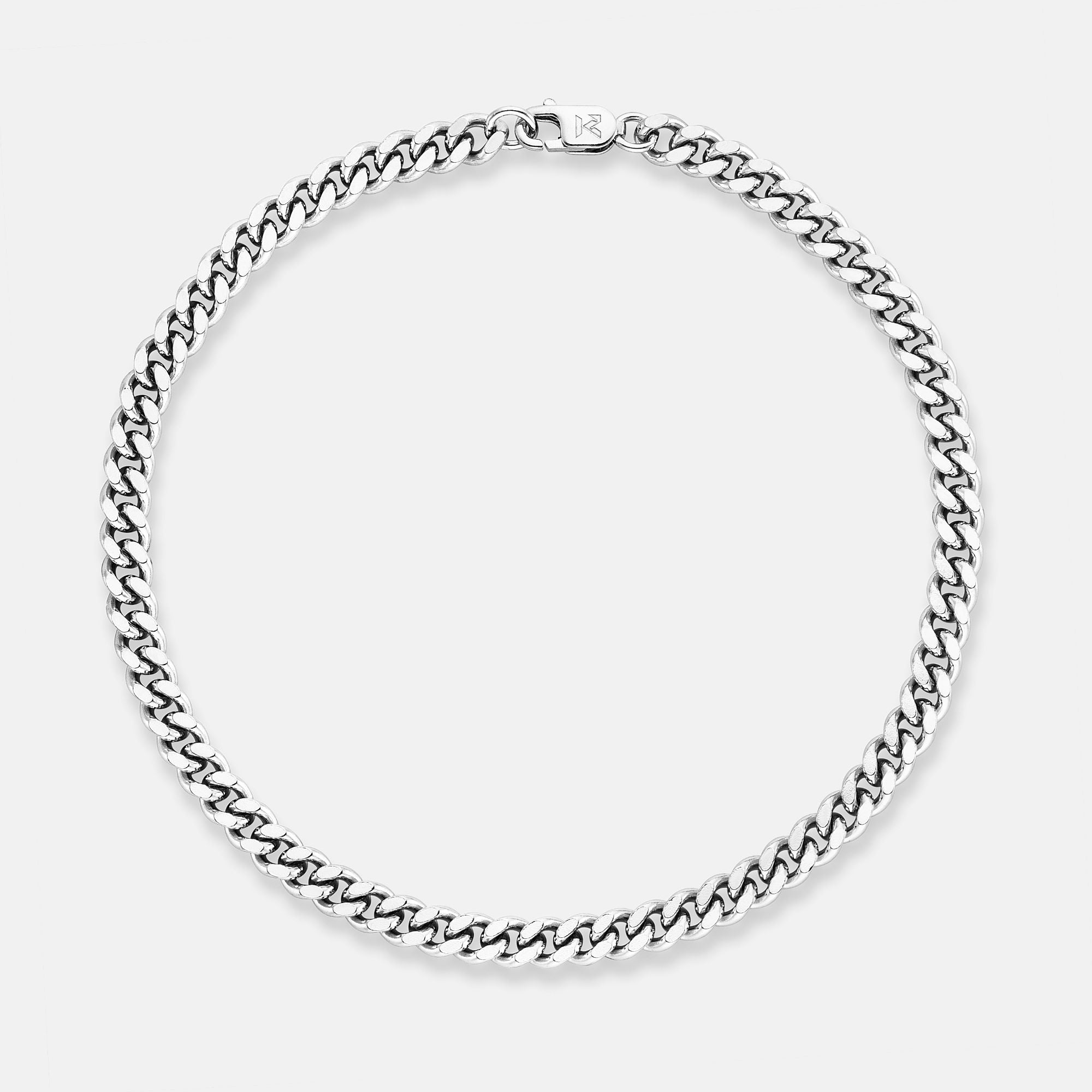 K12 - 925 SILVER CUBAN BRACELET - 4MM