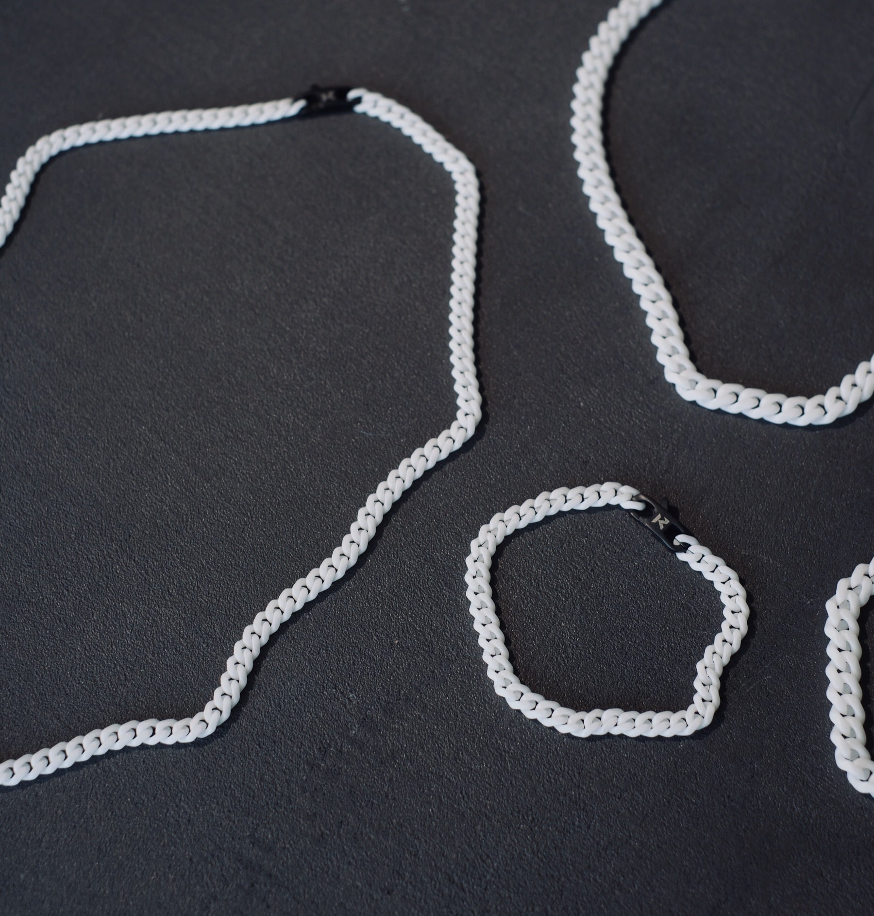 K12 - WHITE CUBAN CHAIN - 6MM
