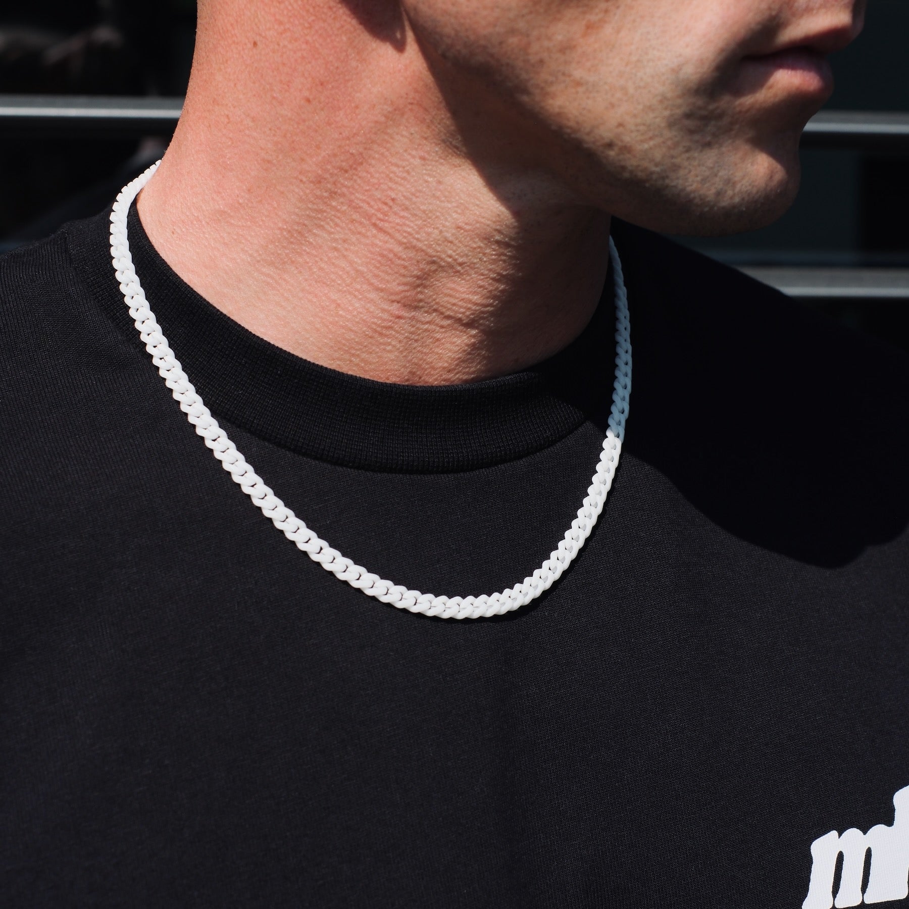 K12 - WHITE CUBAN CHAIN - 6MM