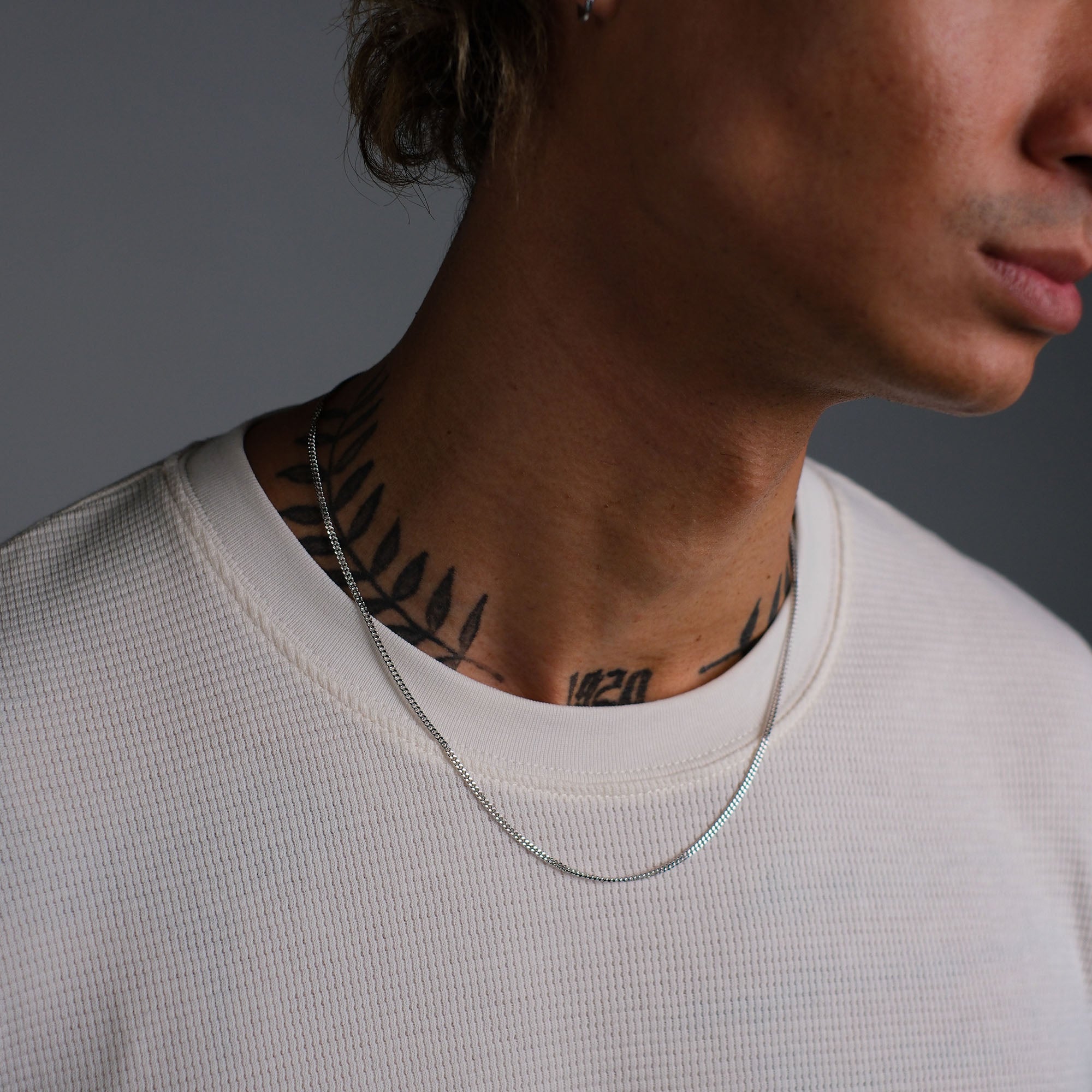 K12 - 925 SILVER CUBAN CHAIN - 2MM