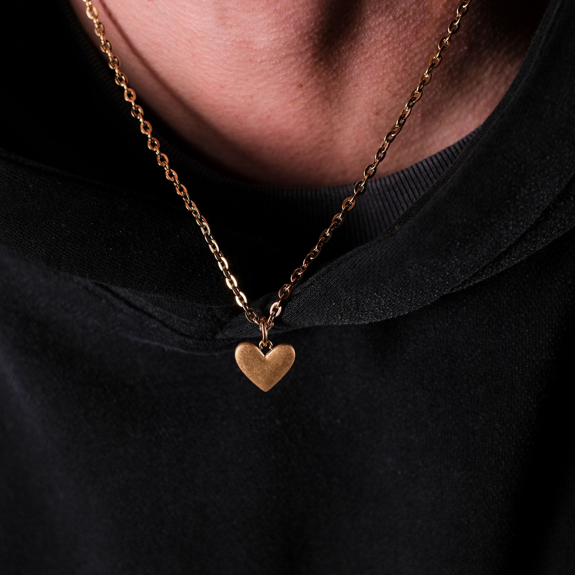 K12 - GOLD HEART - CHAIN